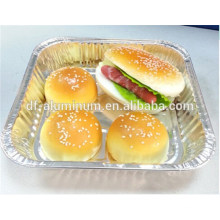 Desechables Bandejas De Aluminio Para Hacer Carnes Para Embalaje De Hamburguesa